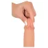 realistixxx - naturgetreuer Dildo mit Saugnapf (22 cm, naturfarben)