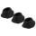 Womanizer Premium M - Ersatz-Saugkranz Set - Schwarz (3 Stk)