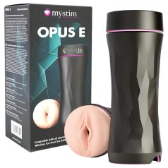mystim Opus E Vagina - Elektro-Kunstvulva (Natur-Schwarz)