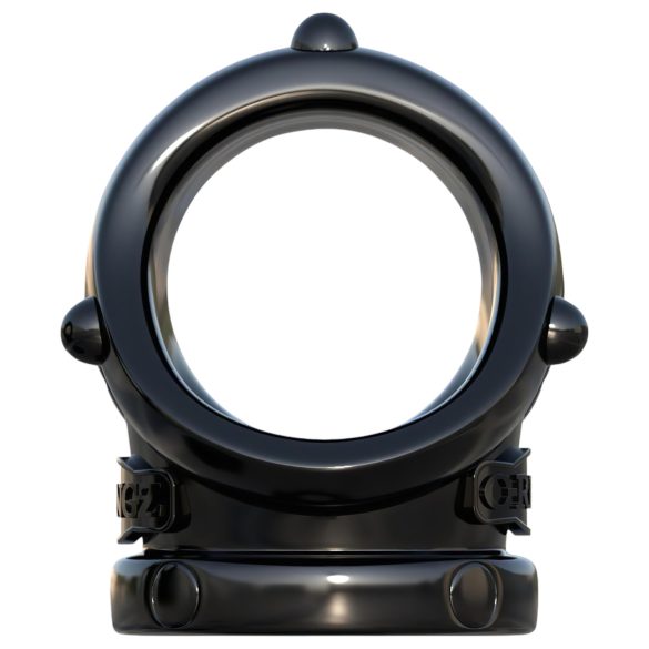 Fantasy Rock Hard - Penisring & Hodendehner (schwarz)