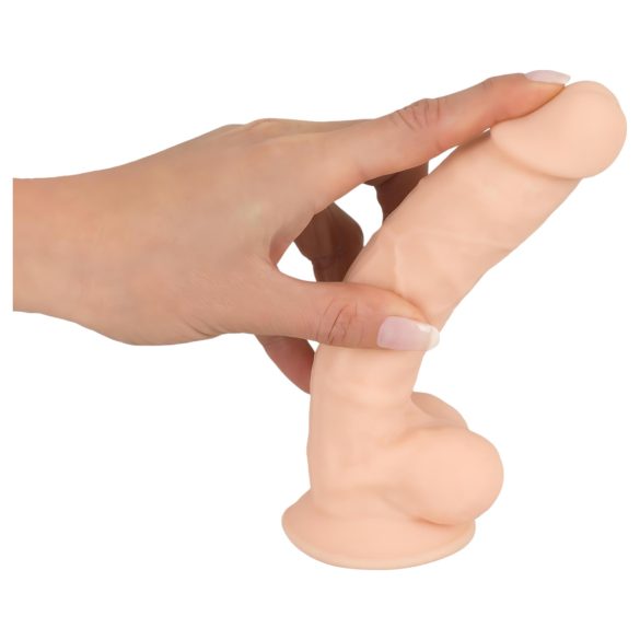 Silexd 7 - Saugnapf-Dildo - 17,5 cm (natur)