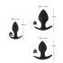 Black Velvet - Silikon Analplug-Set (3-teilig) - Schwarz