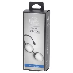 Fifty Shades Inner Goddess - silberne Liebeskugeln