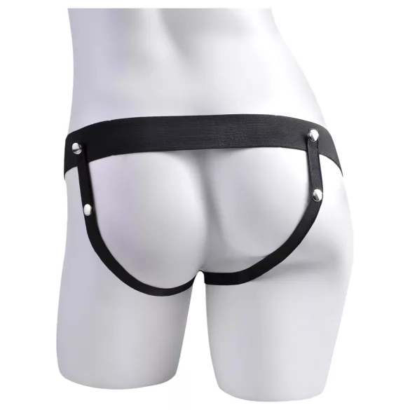 Pipedream Fetish Strap-On 9 - anlegbarer, hohler, spritzender Dildo (hautfarben)