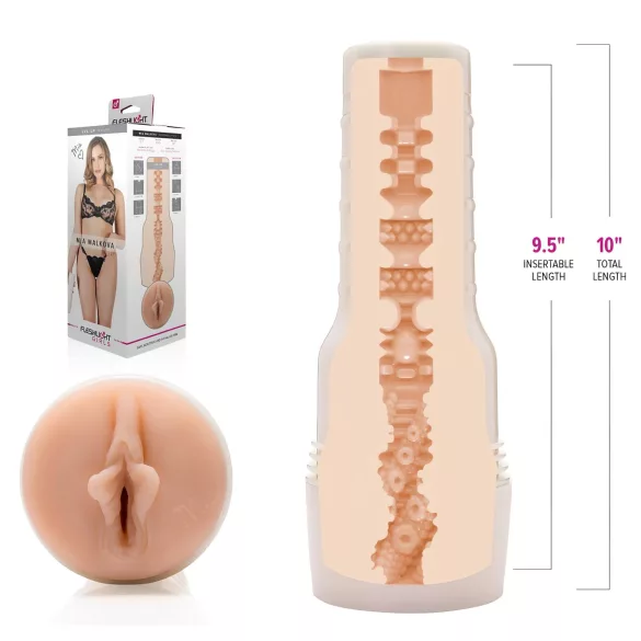 Fleshlight Mia Malkova LVL Up - lebensechte Vagina (natur)