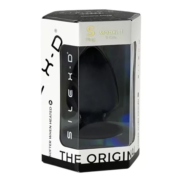 Silexd S - formbarer Anal-Dildo - 9 cm (schwarz)