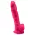 Silexd 7 - Dildo mit Saugnapf und Hoden - 17,5 cm (pink)