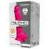 Silexd 7 - Haft-Dildo mit Hoden - 17,5cm (pink)