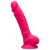 Silexd 7 - Haft-Dildo mit Hoden - 17,5cm (pink)