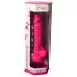 Silexd 7 - Dildo mit Saugnapf und Hoden - 17,5 cm (pink)