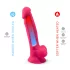 Silexd 7 - Dildo mit Saugnapf und Hoden - 17,5 cm (pink)