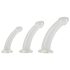 Kristallklar - Makko Analdildo-Set - 3-teilig (Transparent)