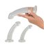Kristallklar - Makko Analdildo-Set - 3-teilig (Transparent)