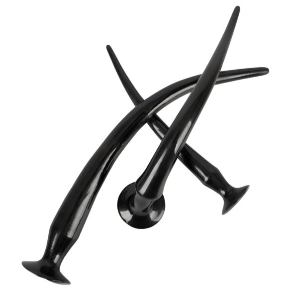 You2Toys - extra langer Anal-Plug-Set (3-teilig) - schwarz