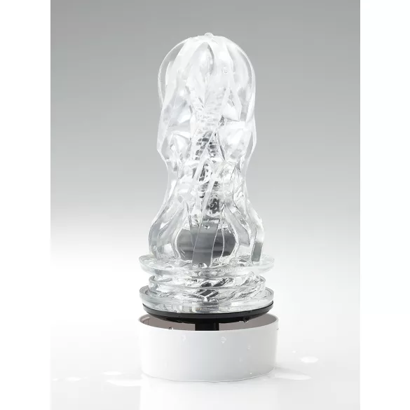 TENGA Aero - Super Saug Mund-Masturbator (Weiß-Silber)