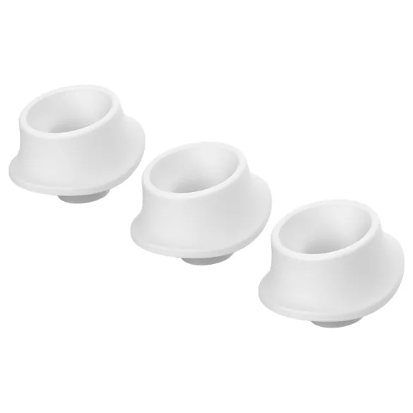 Womanizer L - Ersatzsaugköpfchen Set - Weiß (3 Stück) - Groß