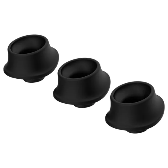 Womanizer L - Ersatzsaugkappenset - Schwarz (3er Pack) - Groß