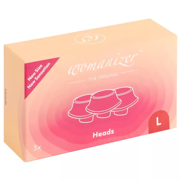 Womanizer L - Ersatz-Aufsatz Set - Rot (3 Stück) - Groß