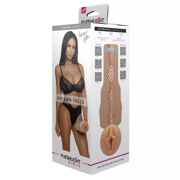 Fleshlight Autumn Falls Cream - naturgetreue Vagina (natur)