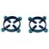 Bad Kitty - Drehbare Nippelschmuck (rund) - blau