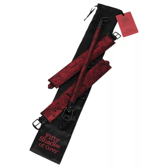 Der graue fünfzig Schatten - Spreizstange (schwarz-rot)