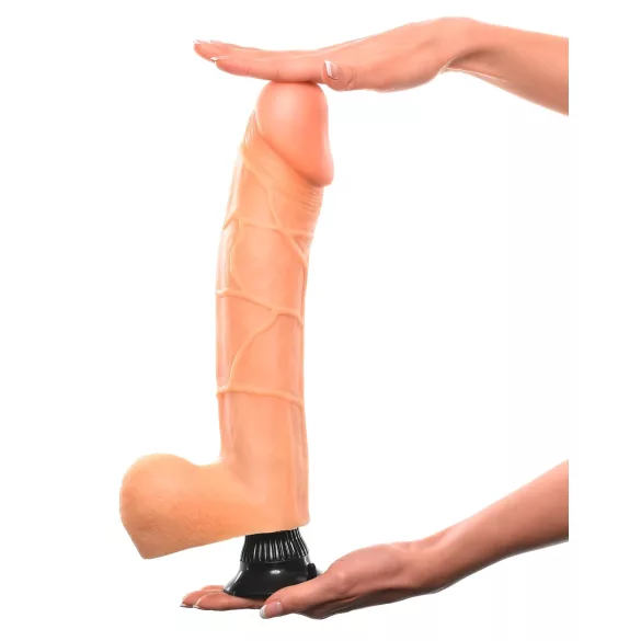 Real Feel Deluxe No.12 - lebensechter Hoden-Vibrator (natur)