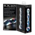 Icicles Nr. 08 - Wellenförmiger, zweiseitiger Glas-Dildo (klar-blau)