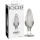 Icicles Nr. 26 - konischer Analdildo aus Glas (transparent)