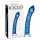 Icicles Nr. 29 - Spiral Glasdildo (Blau)