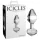 Icicles No. 44 - Kegelförmiger Glas Analdildo (transparent)