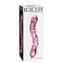 Icicles No. 55 - Doppelseitiger G-Punkt Glasdildo (Pink)