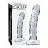 Icicles No. 62 - Glasdildo mit Penisform (transparent)