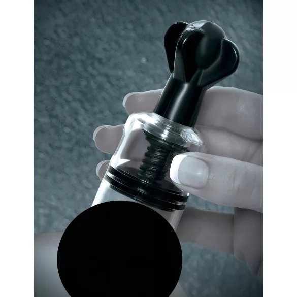 Fetish Super Suckers - Nippelsaugerpumpe (schwarz-transparent)