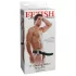 Fetisch Strap-On 8 - Hohlvibrator zum Anschnallen (schwarz)