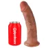 King Cock 9 - realistisch Dildo mit Saugnapf (23cm) - Dunkel Natur