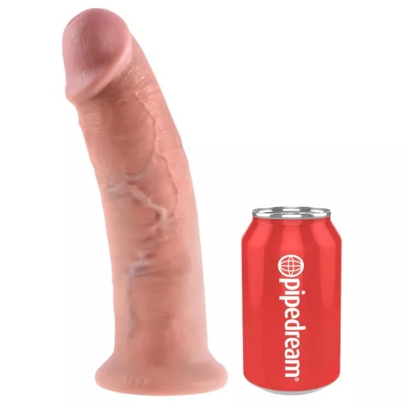 King Cock 10 - großer Saugnapf-Dildo (25cm) - hautfarben