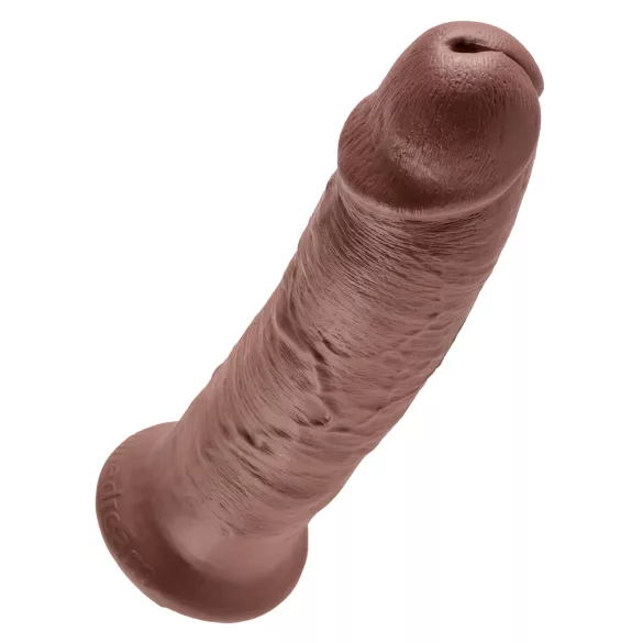 King Cock 10 - großer Saugnapf-Dildo (25cm) - braun