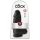 King Cock 9 Chubby - Saugnapf-Dildo mit Hoden (23cm) - Schwarz