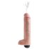 King Cock 10 - naturgetreuer spritzender Dildo (25 cm) - hautfarben