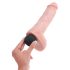King Cock 11 - realistisch spritzender Dildo (28 cm) - naturfarben