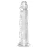 King Cock Clear 8 - großer Dildo mit Saugnapf (20 cm)