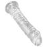 King Cock Clear 8 - großer Dildo mit Saugnapf (20 cm)