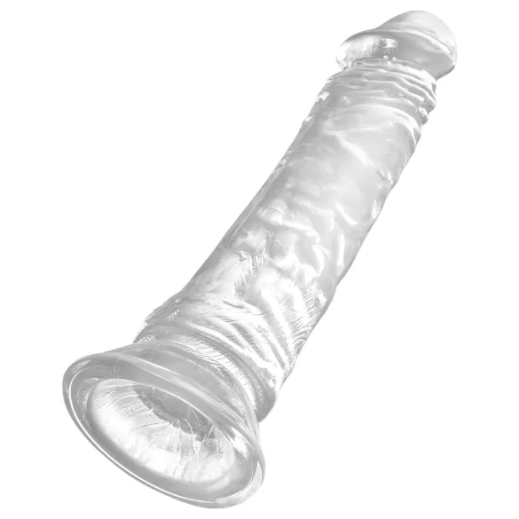 King Cock Clear 8 - großer Dildo mit Saugnapf (20 cm)