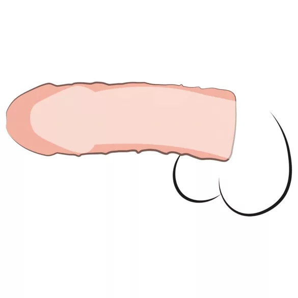 Pipedream - X-TENSION Perfect 1 - naturgetreuer Penismantel (17,7 cm, naturfarben)