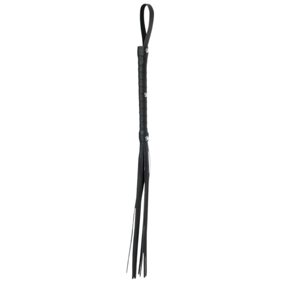 Fetish Fantasy Deluxe Cat-O-Nine - Peitsche (65 cm) - schwarz