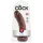 King Cock 8 Dildo (20 cm, braun)