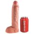King Cock Strap-on 10 - Hohl-Dildo zum Anschnallen 25cm
