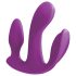 Vibro-Spaß - Dreifach-Vibrator lila, akkubetrieben!