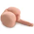 PDX Dirty Talk - Lebensechte Minitorsopuppe mit Dildo (natur)