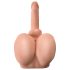 PDX Dirty Talk - Lebensechte Minitorsopuppe mit Dildo (natur)